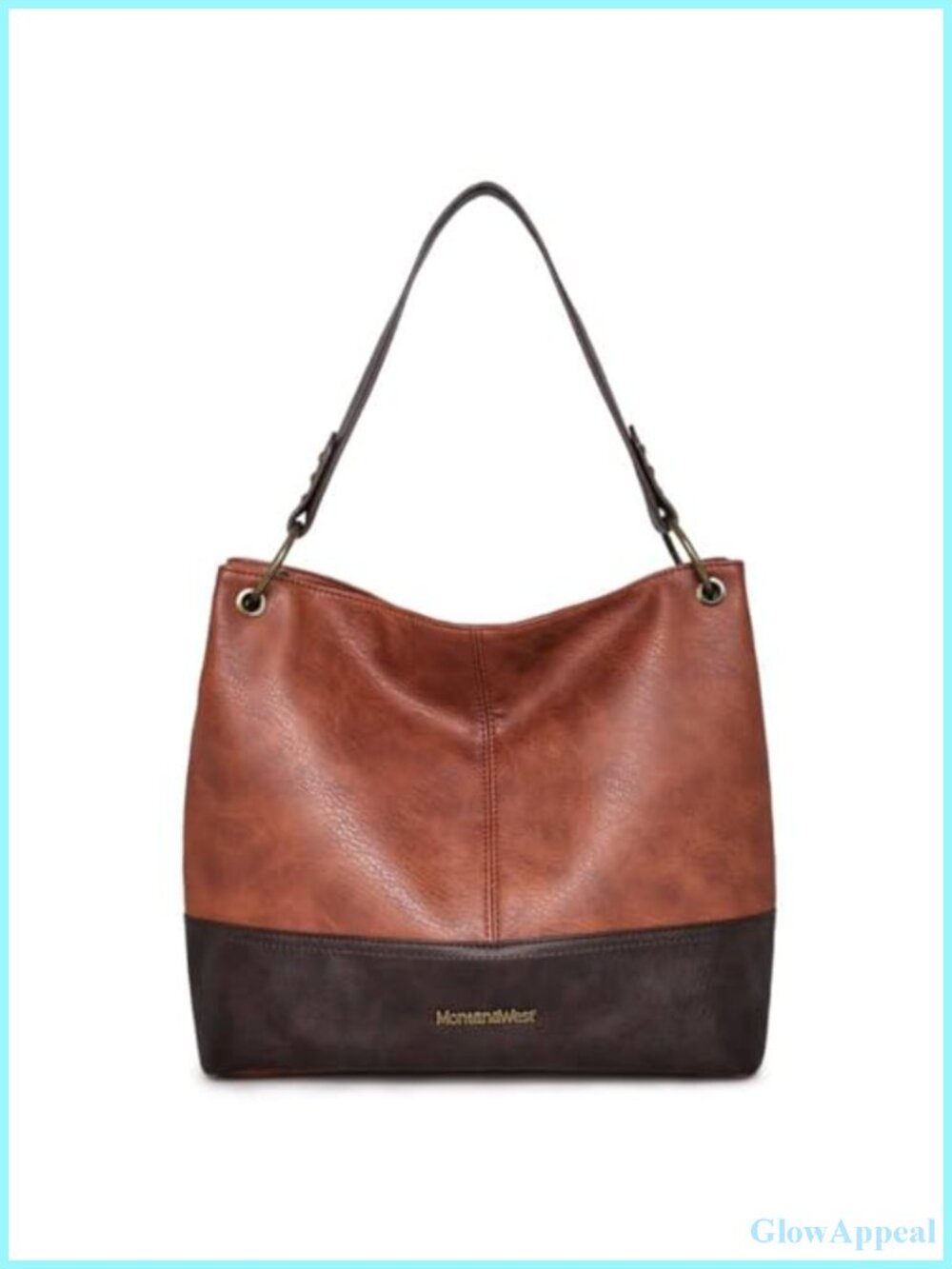 Chic Hobo Bag Slouchy Shoulder Tote Vegan Leather